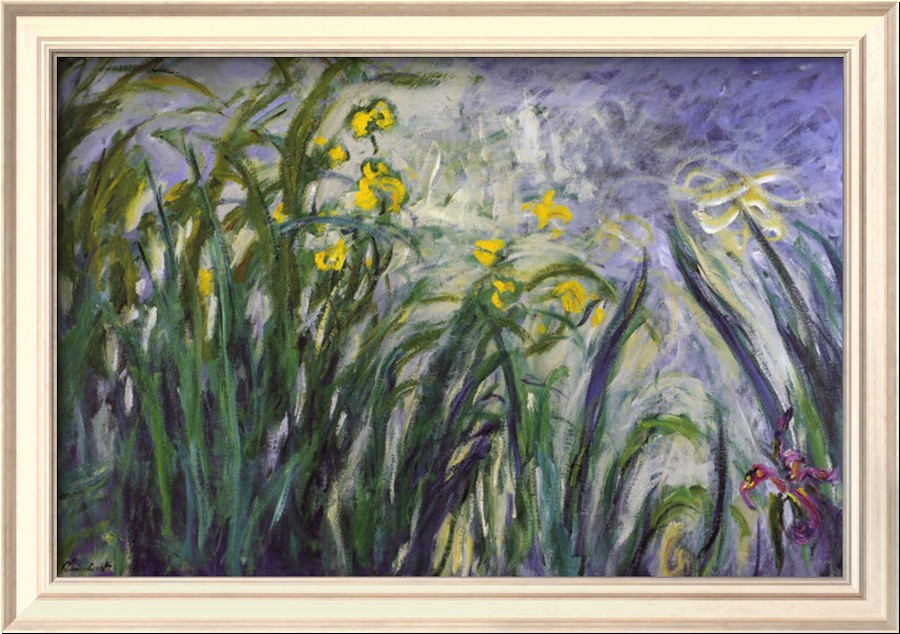 Les iris - Claude Monet Paintings